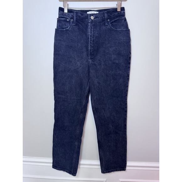 Abercrombie & Fitch Curve Love The 90s Straight Ultra High Rise Jeans Size 26 - Picture 3 of 9